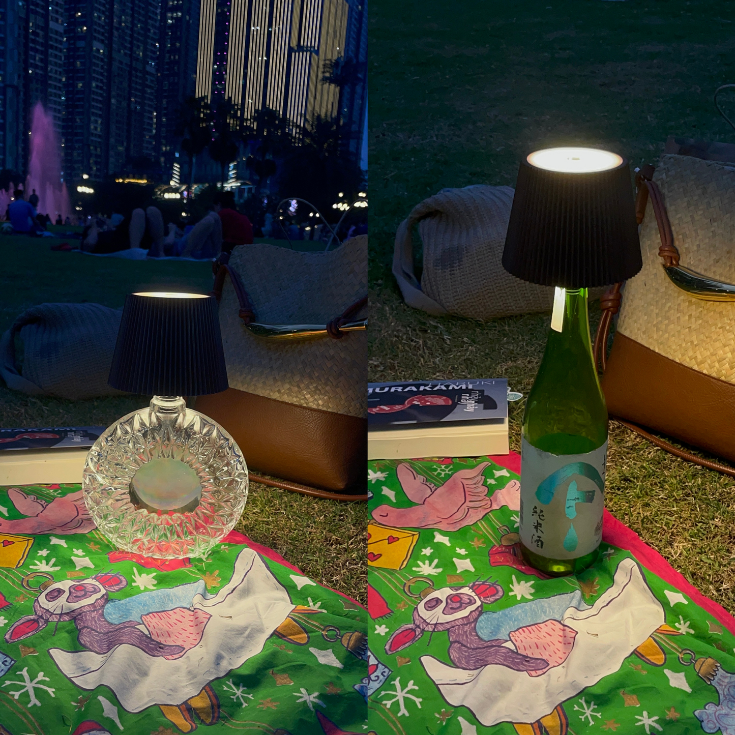 Wine Bottle Wireless Table Lamp